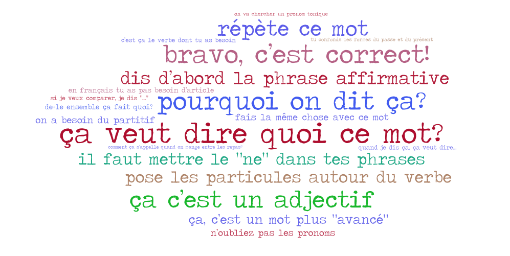 les cours de langue traditionnels